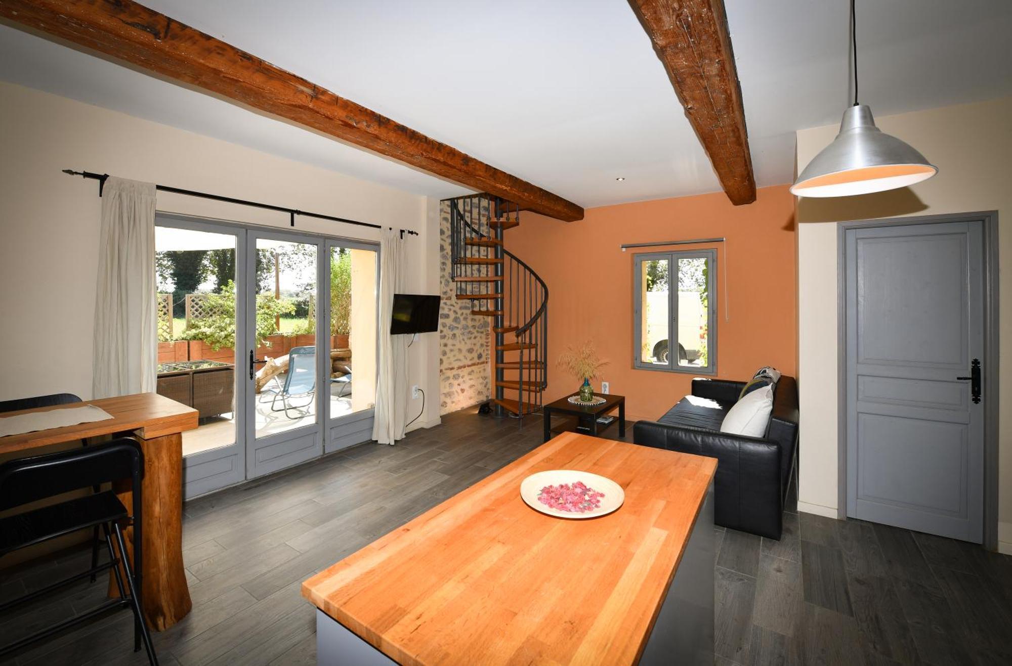 Les Appartements Du Mas Riols Saint-Cyprien  Oda fotoğraf